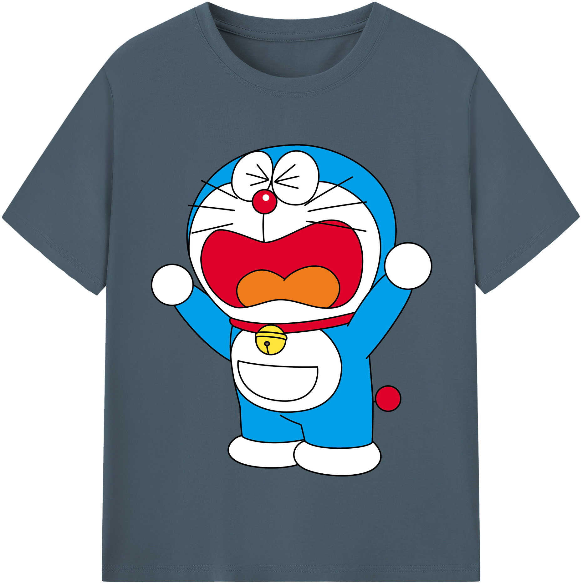 （画像用） ドラえもん Doraemon 綿100％半袖Tシャツ（フロントプリント）
